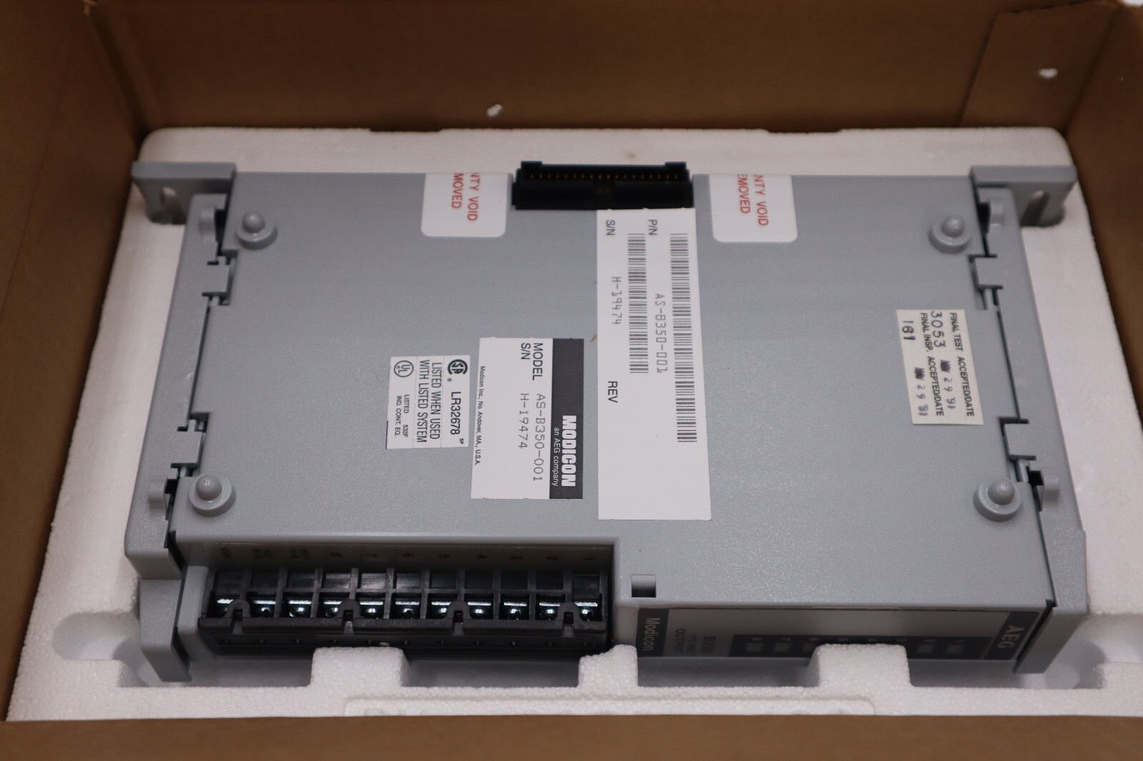 NEW Modicon AS-B350-001 Output Module 115 V STOCK G240