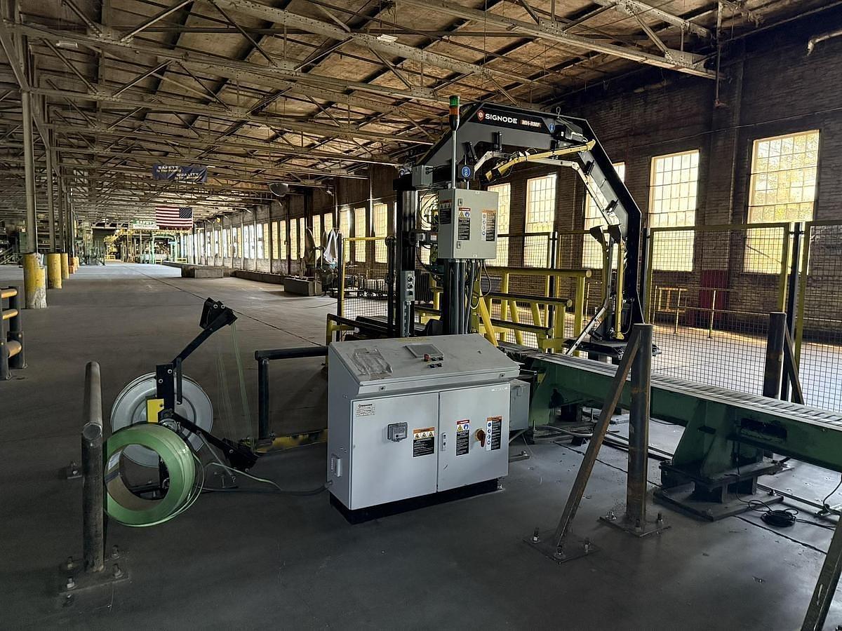 Used SIGNODE MODEL MH-RMF ROLL STRAPPER MANUFACTURED 2022 72" DIAMETER CAPACITY