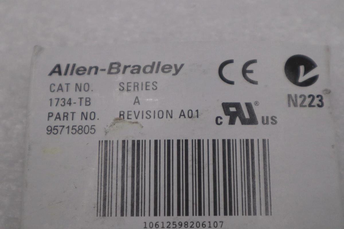 NEW OPEN BOX AB Allen Bradley 1734-MB Point I/O Base 1734-MB STOCK G346A
