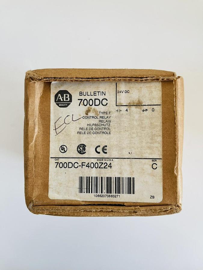 Used Allen Bradley 700DC-F400Z24 Relay 700DCF400Z24 #K-484