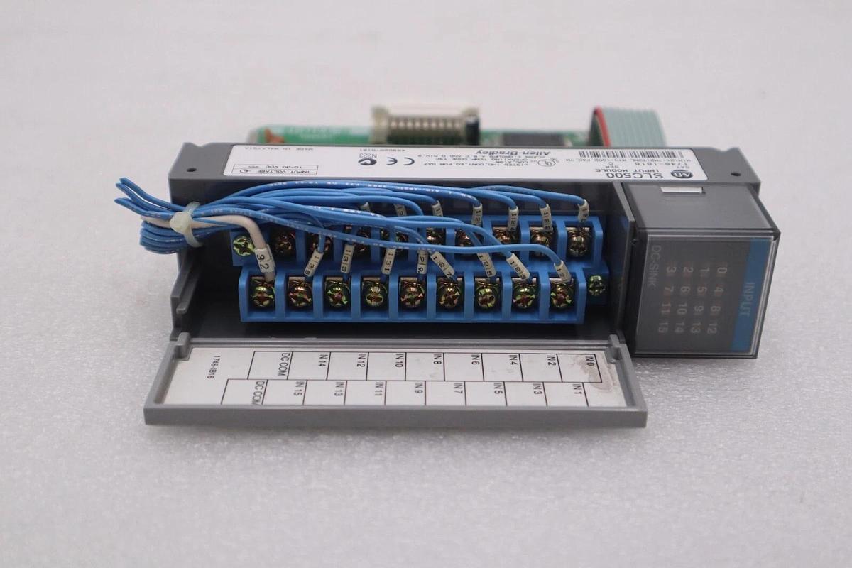 Used Allen Bradley SLC500 Digital Input Module 1746-IB16 Series C 16 Point #K-1710
