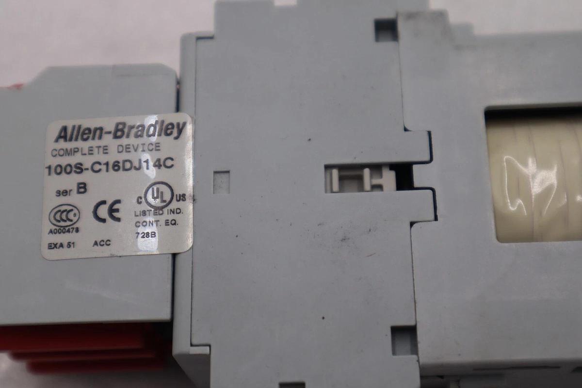 Used Allen Bradley 100S-C16DJ14C Guard Master Safety Contactor STOCK L-484-C