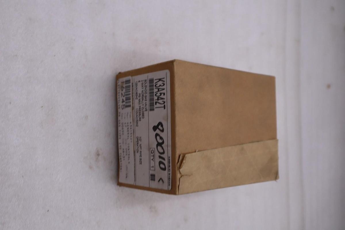 ASCO K3A542T 120V 1/2" NPT GAS SOLENOID VALVE - NEW IN BOX - STOCK GF512A