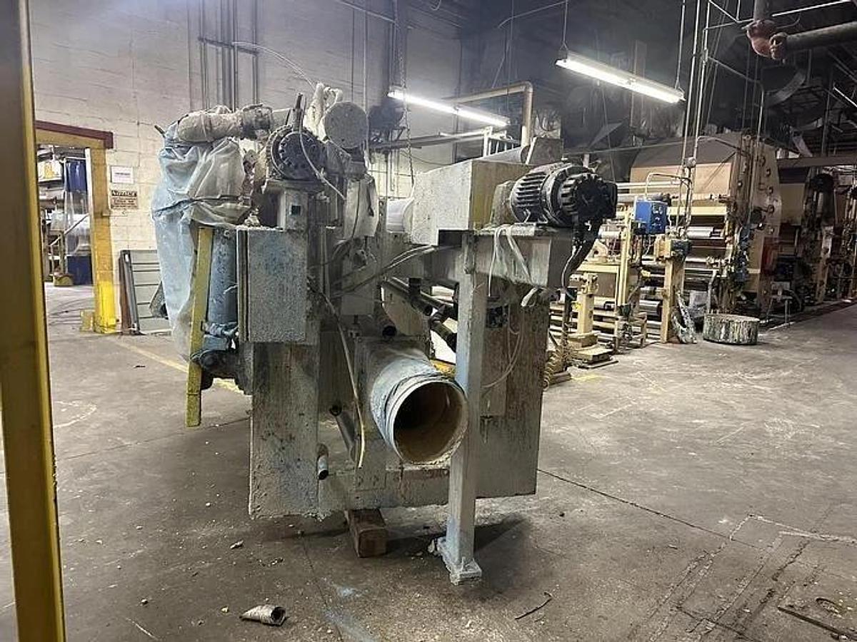 Used 62" BLACK CLAWSON AIR KNIFE COATER WITH MAYER ROD COATER