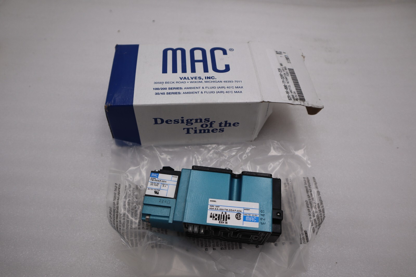 NEW MAC 82A-AA-000-TM-DDAP-2DA Valve STOCK H1203