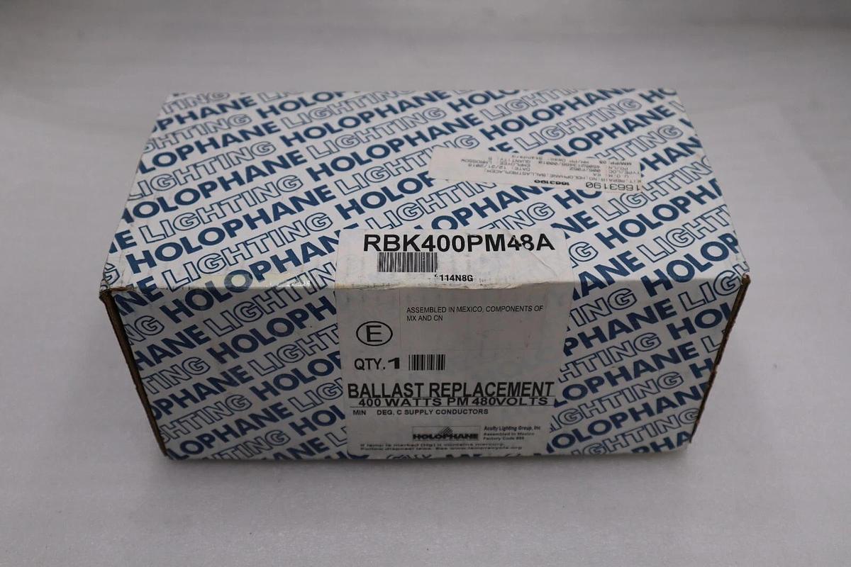 Used Holophane RBK400PM48A Ballast Replacement 400 Watts PM 480 Volts STOCK H424