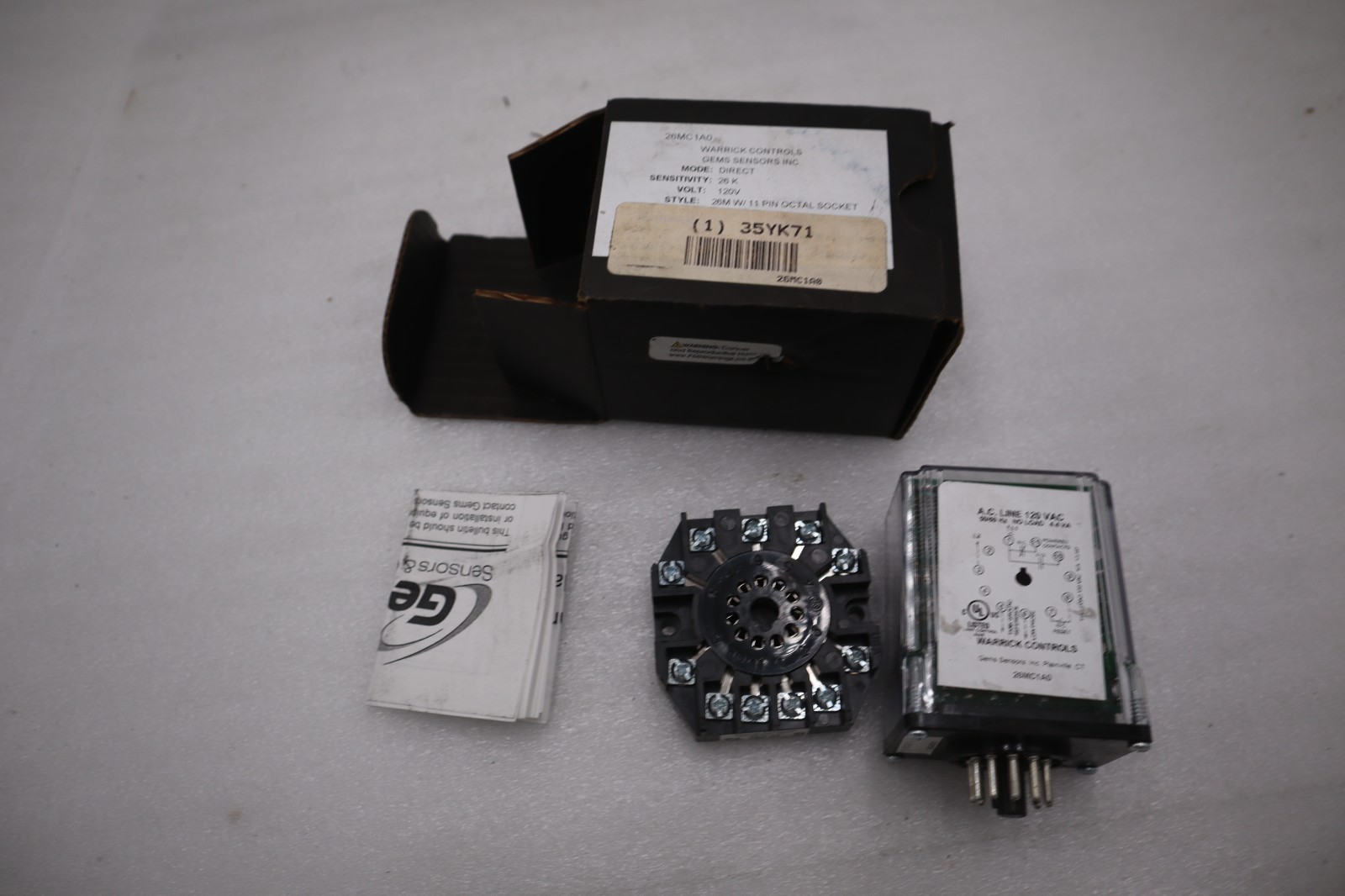 Used Warrick-Gems Sensors & Controls 26MC1A0 NEW OPEN BOX STK K3979CC