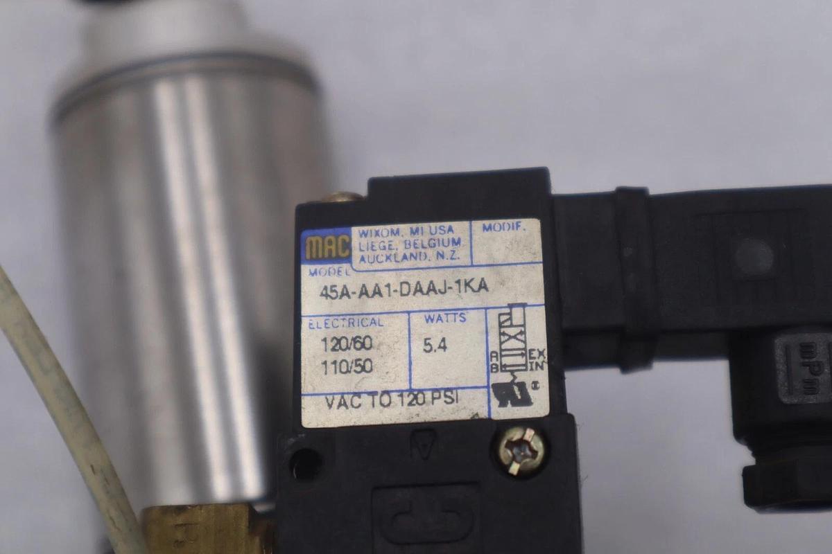 NEW OPEN BOX MAC 45A-AA1-DAAJ-1TJ Solenoid Valve STOCK K-3652