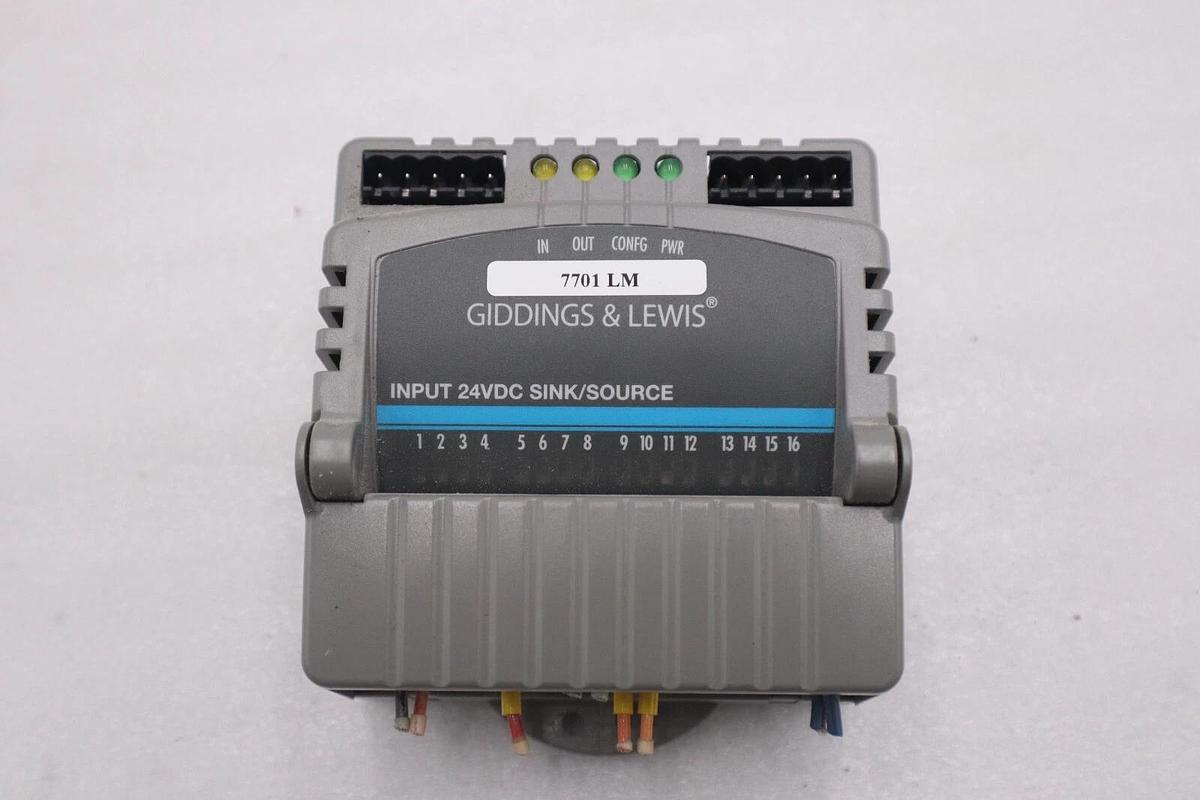 Used GIDDINGS & LEWIS M.1300.7372 R1 Input Module 24VDC SINK/SOURCE STOCK 632-D