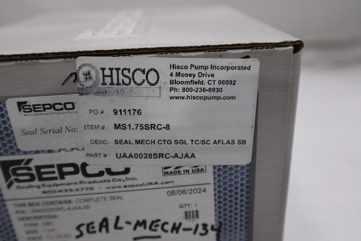 Sepco UAA0028SRC-AJAA-00 Cartridge Seal - STOCK GF702