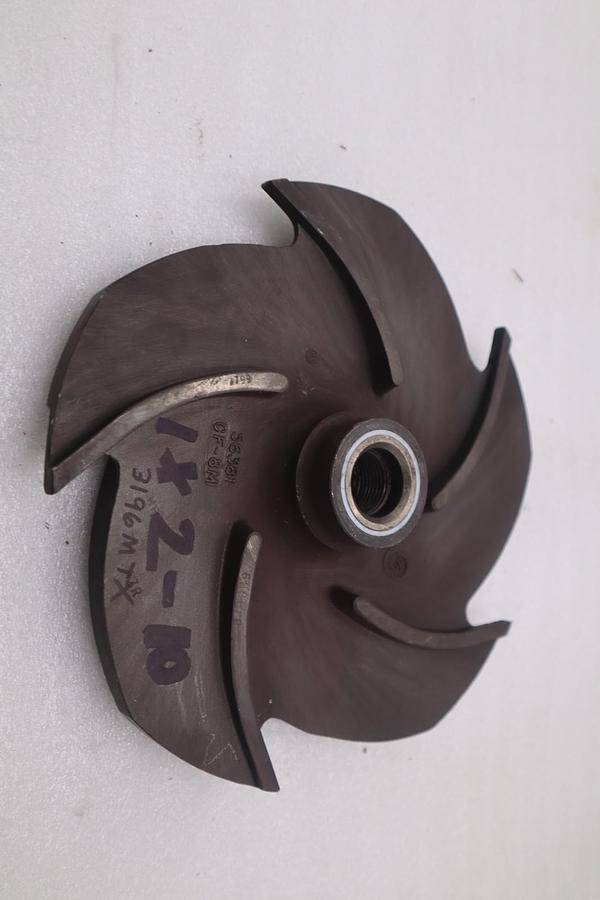Used Goulds 56381 Impeller 5 Vein 1X2-10 CF8M 316 Stainless Steel 3196 - STOCK G420B