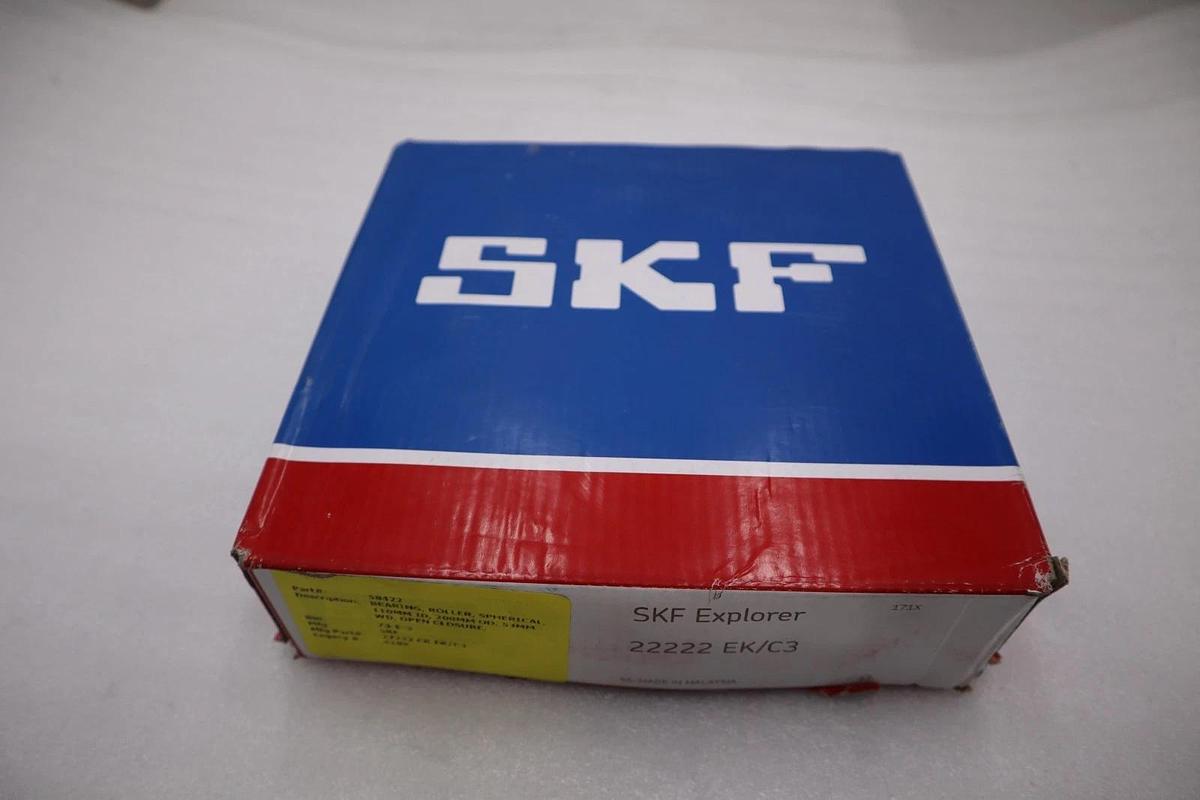 SKF Explorer 22222 EK/C3 Spherical Roller Bearing - STOCK 2937CC