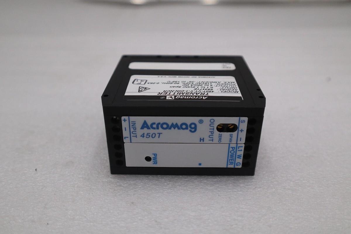 Used NEW OPEN BOX ACROMAG 450T-C1-Y-1-DIN-NCR / 450TC1Y1DINNCR STOCK G784A
