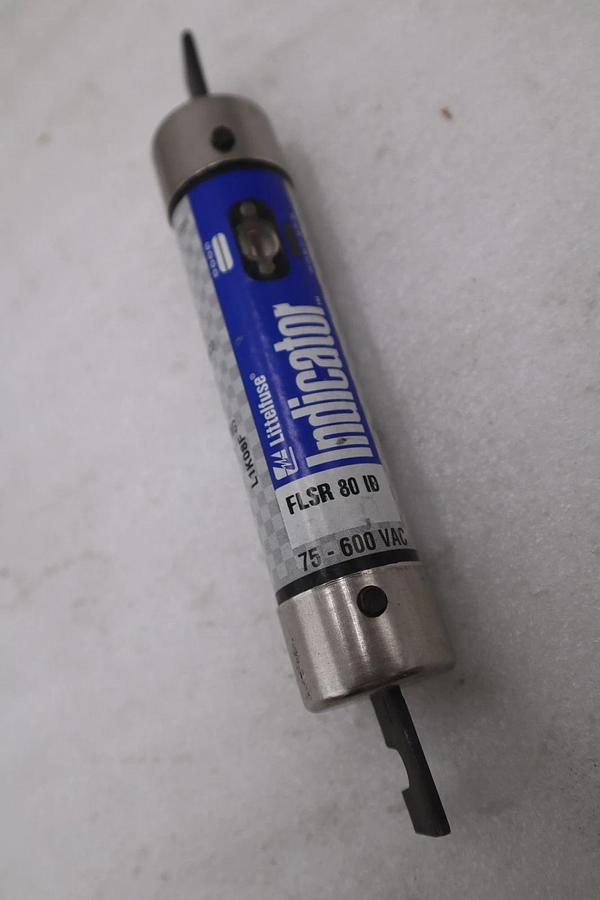 Used LOT OF 2 - Littlefuse FLSR 80 ID TIME DELAY FUSE - STOCK 5830A