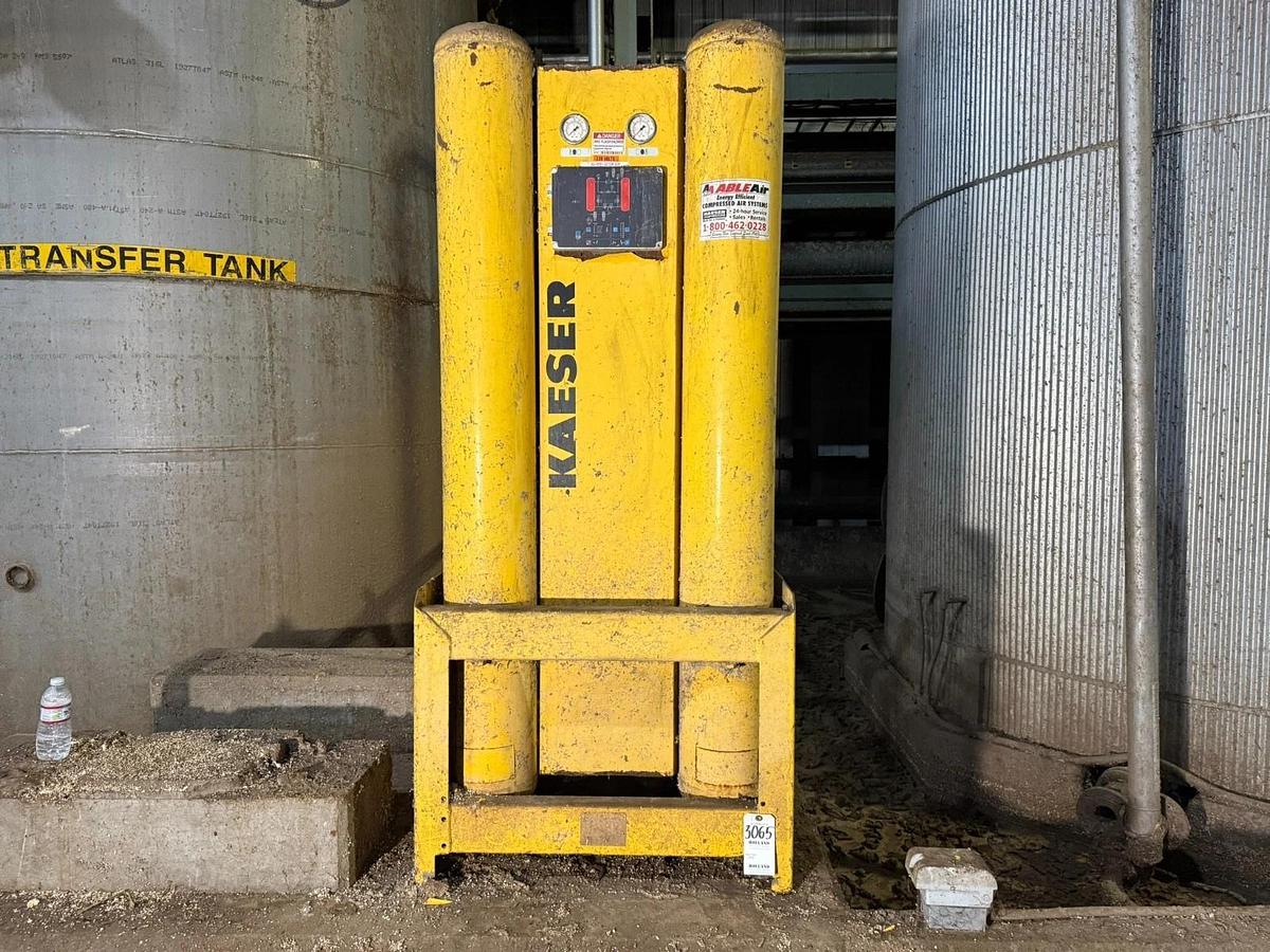 Used KAESER PRESSURE-SWING REGENERATIVE DESICCANT COMPRESSED AIR DRYER MODEL KAD-115