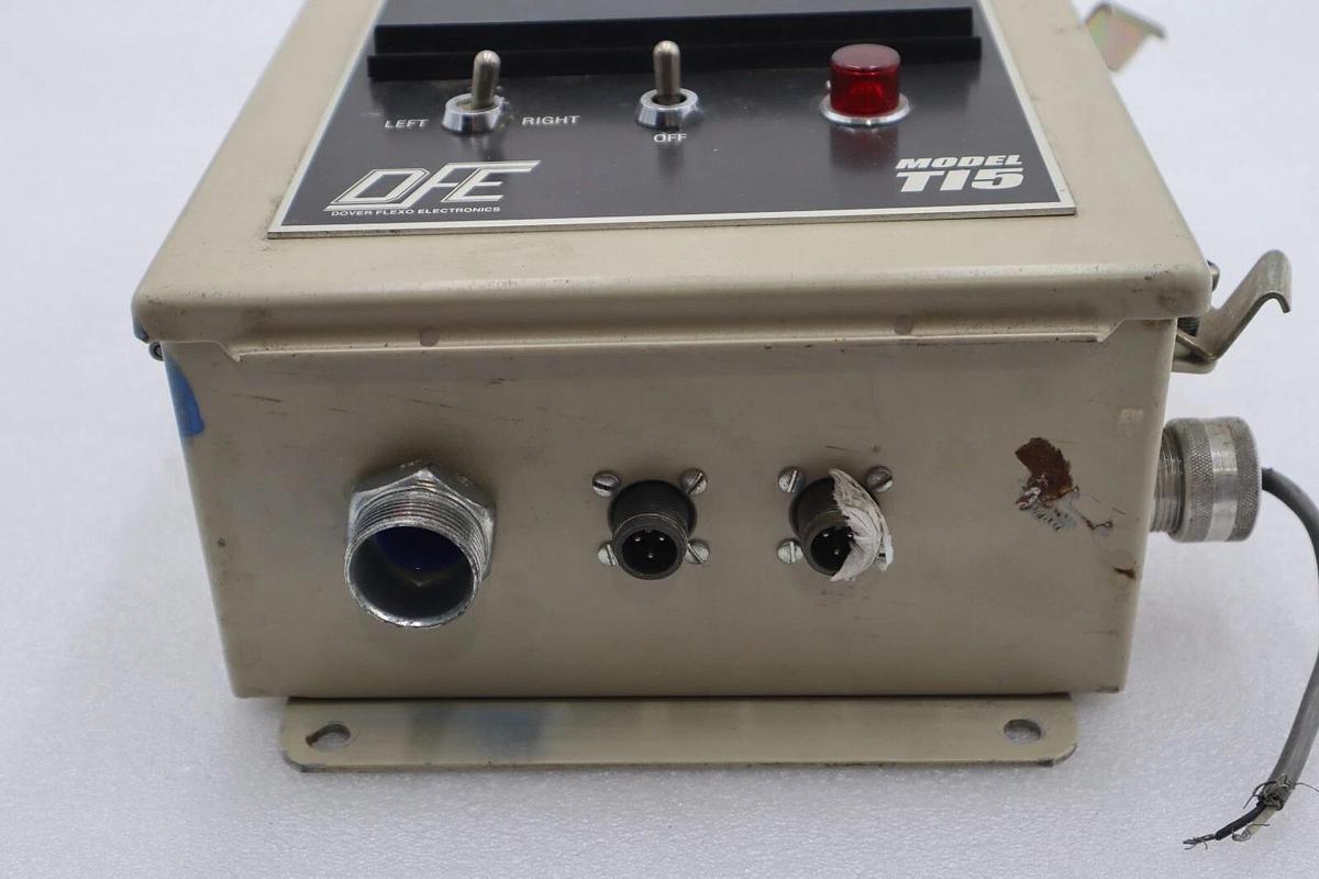 Used Dover Flexo Electronics Model T15 Carriage Idler Tension Indicator #4116