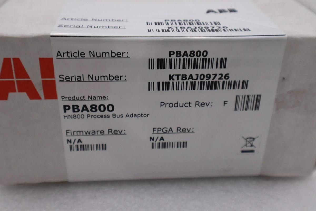 Used NEW SEALED ABB PBA800 Symphony Plus Process Bus Adapter Rev F STOCK K-2114