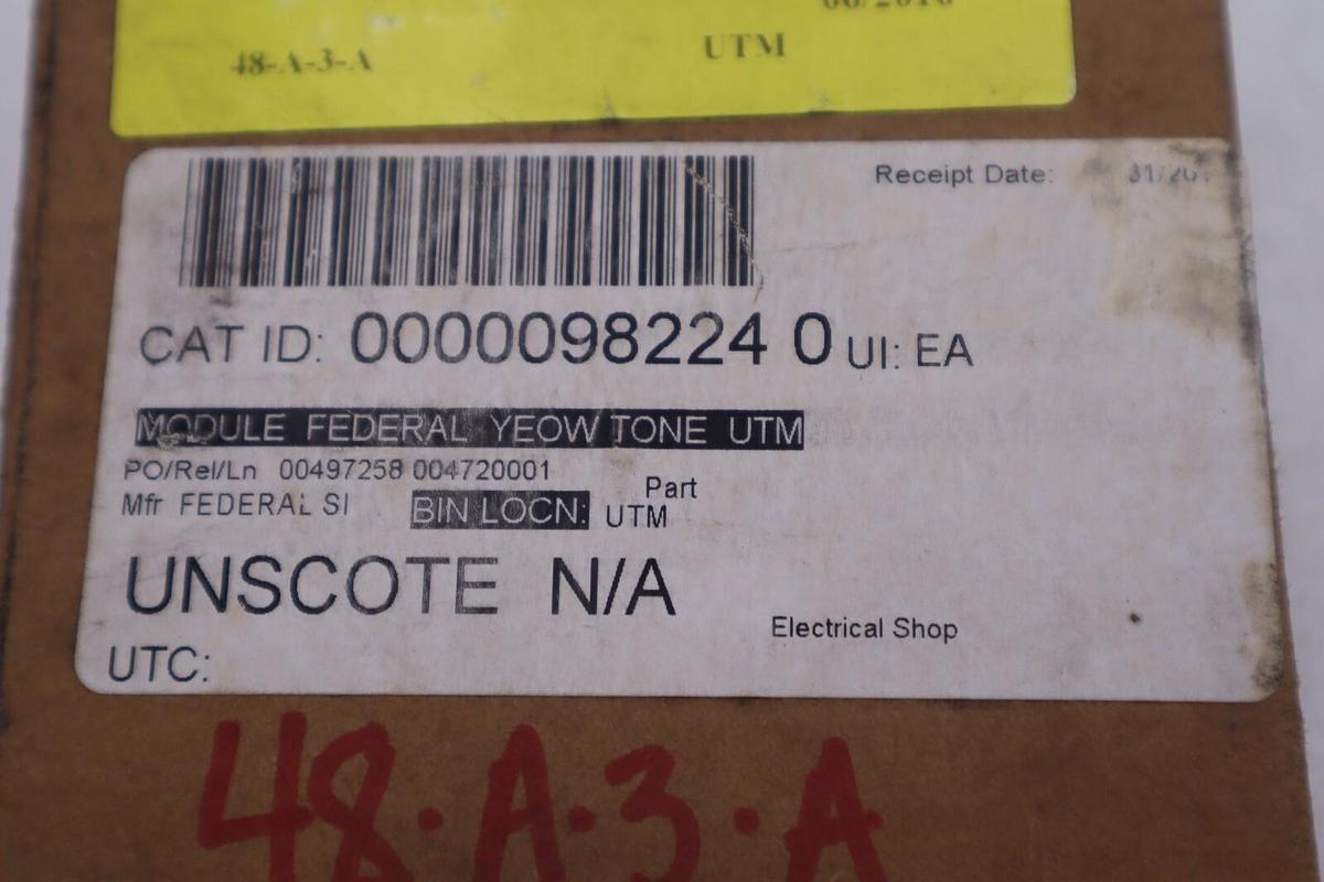Used FEDERAL 00000982240 MODULE COMMUNICATION STOCK #K-2304