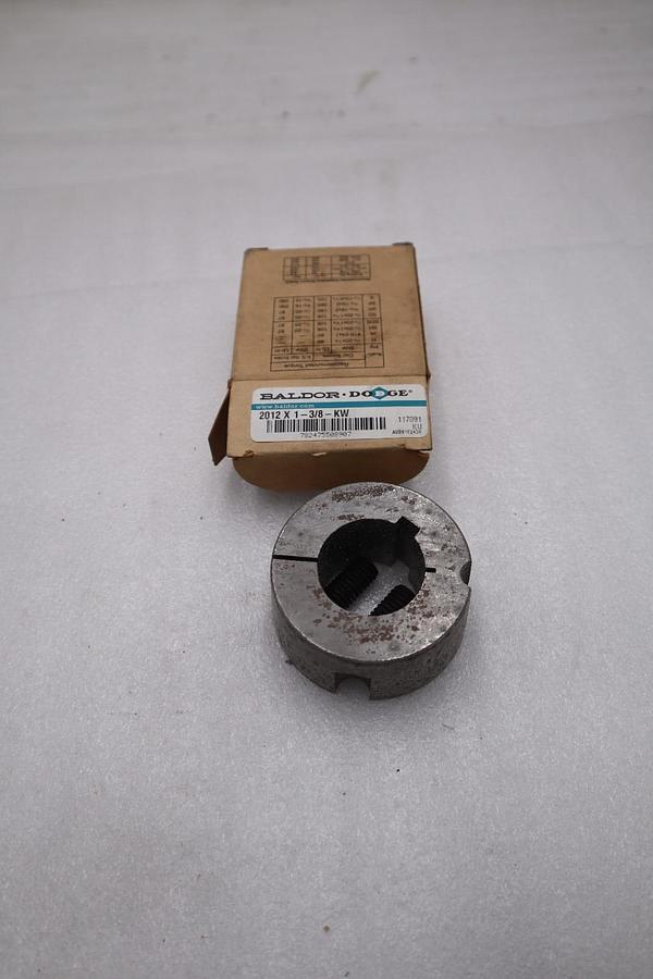 LOT OF 2 - DODGE 2012 x 1-3/8-KW Taper Lock Bushing STOCK H317A