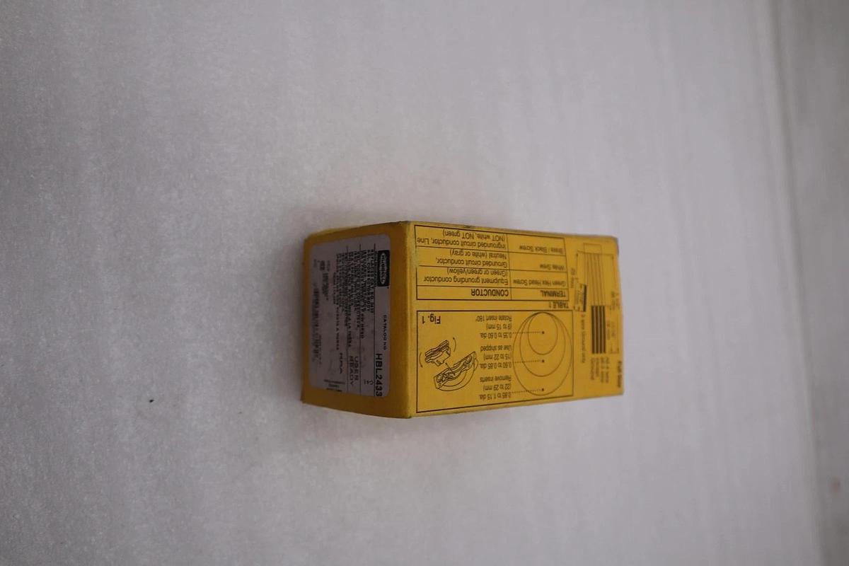 Used LOT OF 2 - Hubbell HBL2433 Twist-Lock Connector Body 20A 3P 4W 480V STOCK H430A