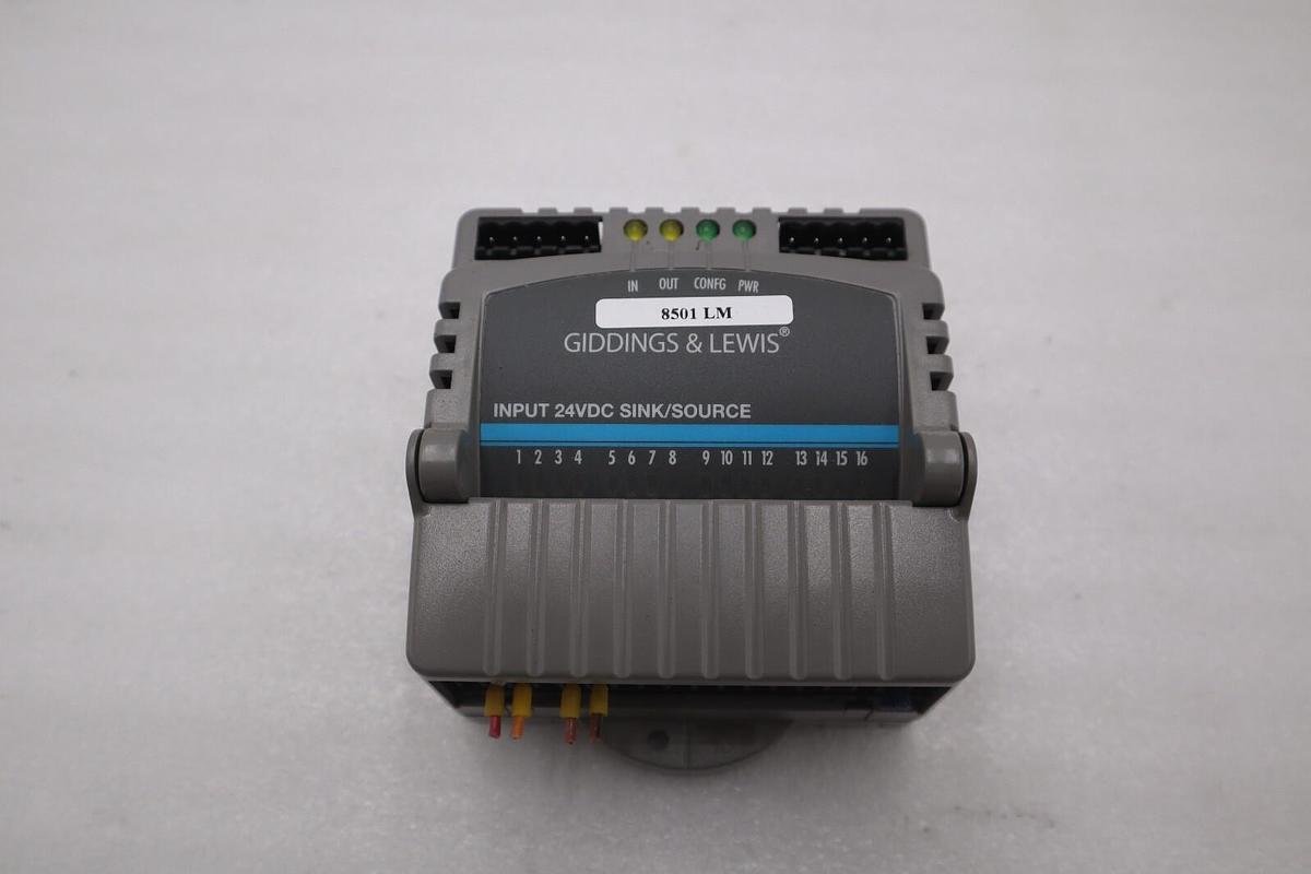 Used GIDDINGS & LEWIS M.1300.7372 R1 Input Module 24VDC SINK/SOURCE STOCK 637-D
