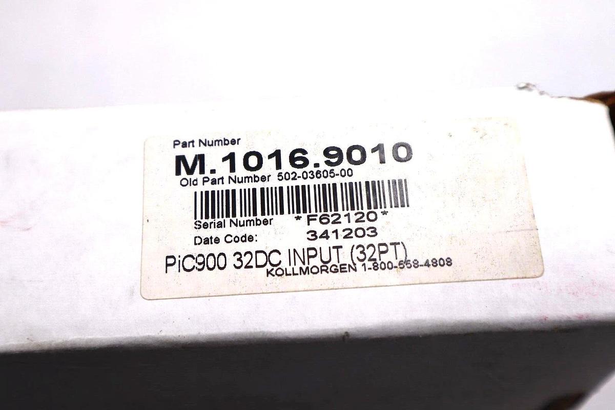 NEW IN BOX M.1016.9010 GIDDINGS LEWIS PiC900 32DC INPUT (32PT) F62120 #L-591