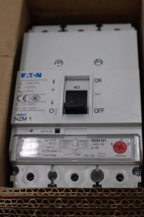 Used NZMN1-A40-NA EATON / MOELLER CIRCUIT BREAKER NEW IN BOX STOCK H1285