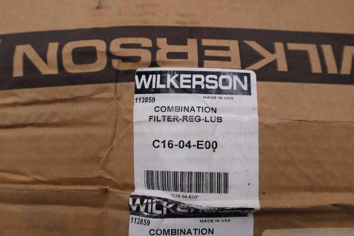 NEW IN BOX WILKERSON C16-04-E00/ C1604E00 COMBO F-R-L 1/2" STOCK H1178