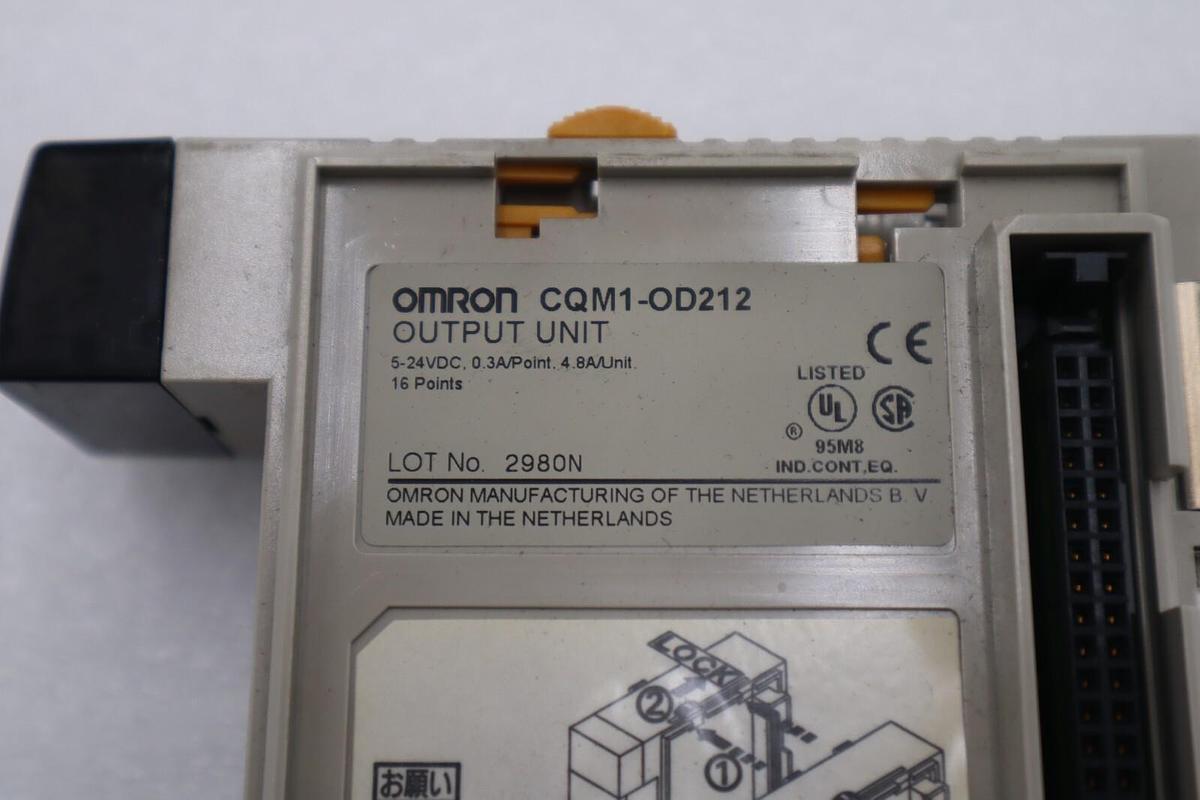 Used OMRON OUTPUT UNIT CQM1-0D212 STOCK L-510-C