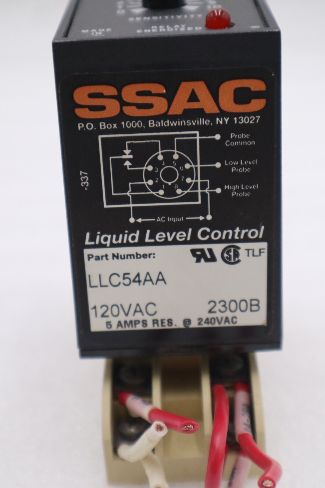 Used ABB LLC54AA - SSAC  Liquid Level control 120VAC STOCK K-47-A