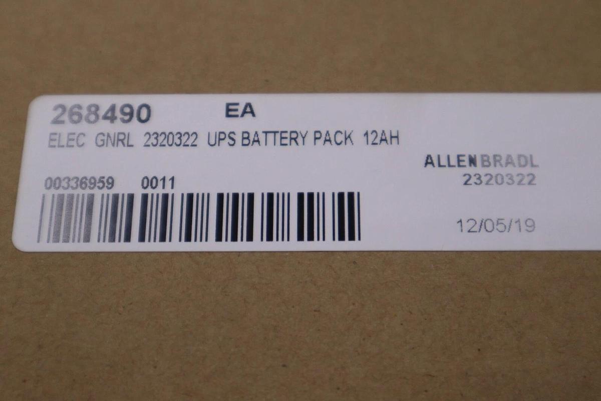 Used Phoenix Contact UPS-BAT/VRLA/24DC/12AH Battery Backup NEW SEALED BOX STOCK G124