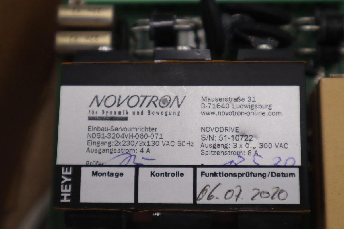 Used HEYE INTERNATIONAL SERVOUMRICHTER 4A / 92A810029 REPL KIT ND31 TO ND51 #H175