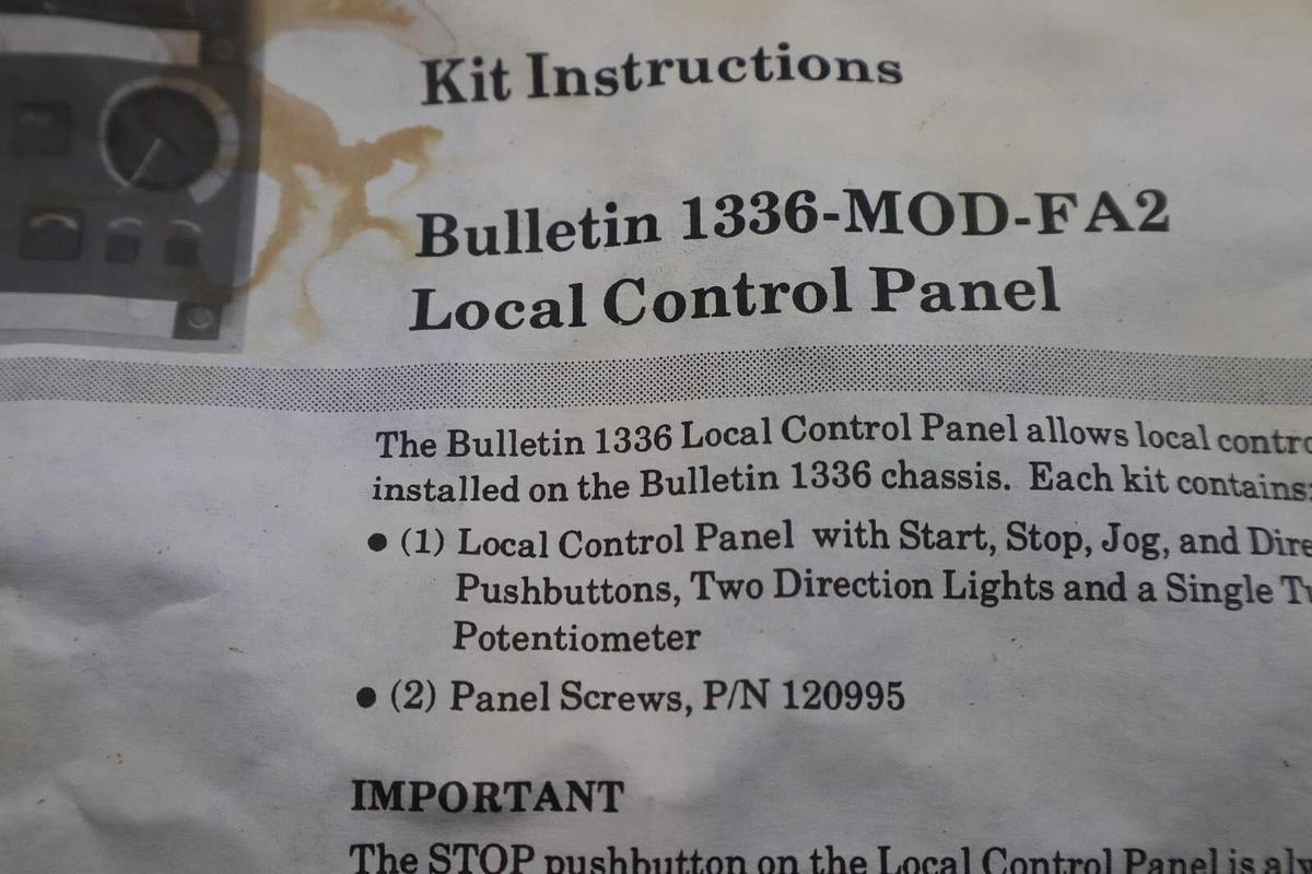 Used Allen Bradley 135466 Operator Keypad Panel Board #2344