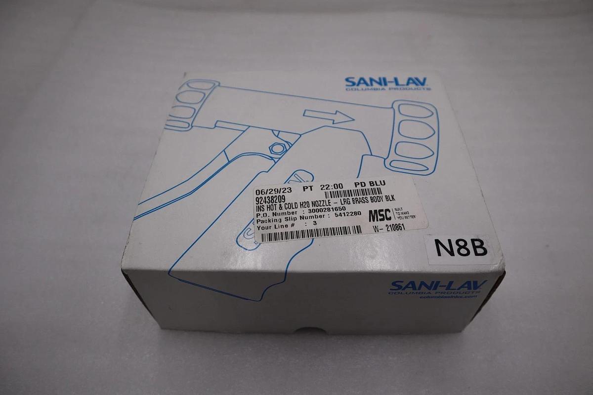 NEW OPEN BOX Sani-Lav N8b Spray Nozzle STOCK H380