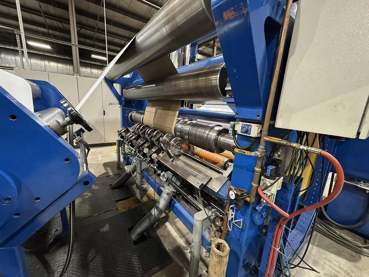 Used 80” WIDE AUSQUIP MODEL JM-80-60 TWO DRUM WINDER - UPDATED HMI