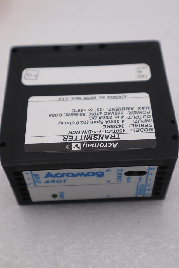 Used ACROMAG 450T-C1-Y-1-DIN-NCR / 450TC1Y1DINNCR (NEW) STOCK G567A