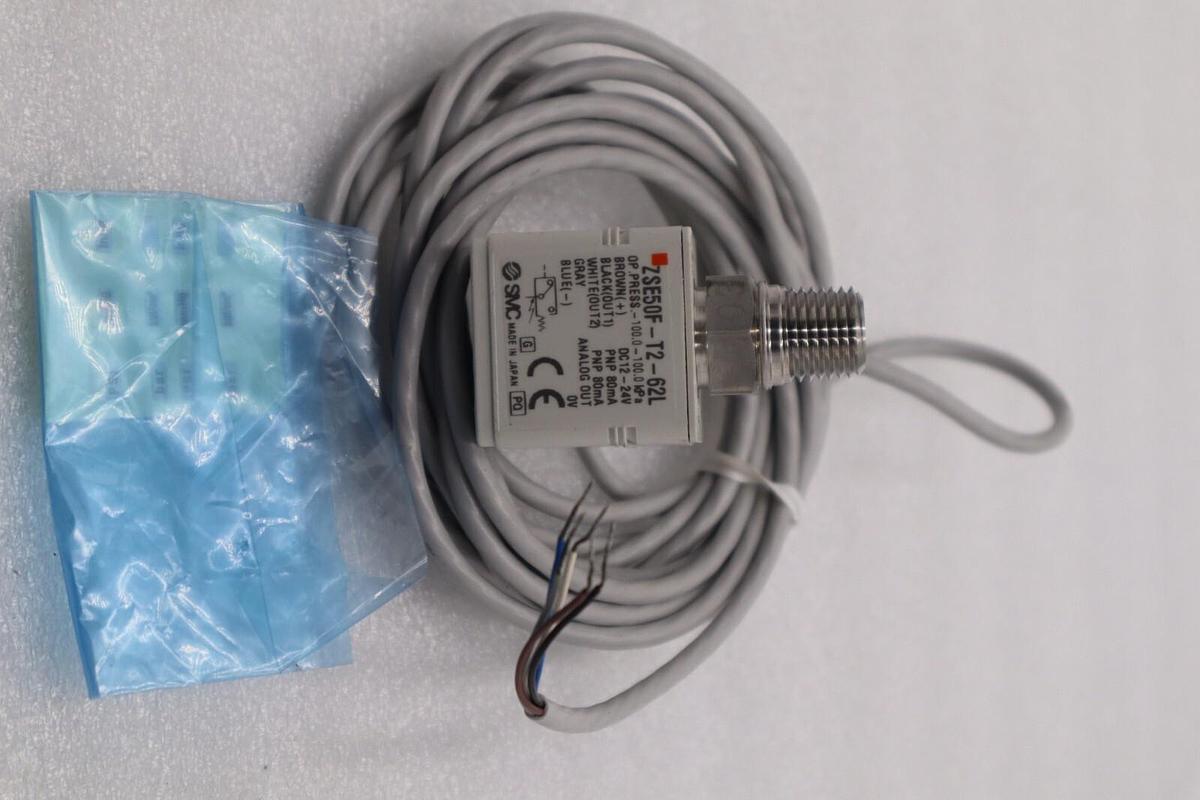 Used NEW OPEN BOX SMC ZSE50F-T2-62L SMC sensor-100~100kpa STOCK L-362-C