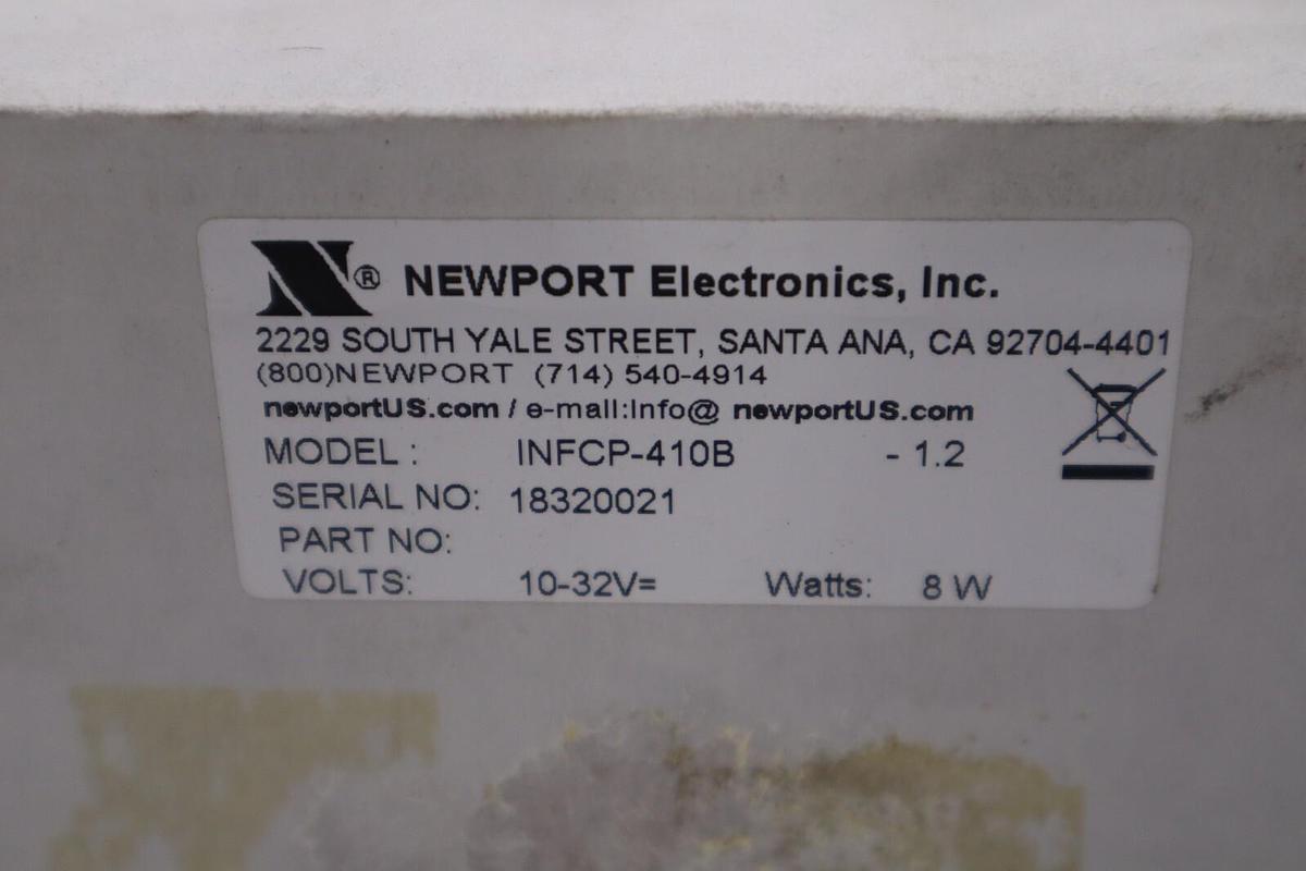 NEWPORT ELECTRONICS INFCP-410B PROCESS PANEL NEW IN BOX STOCK H267