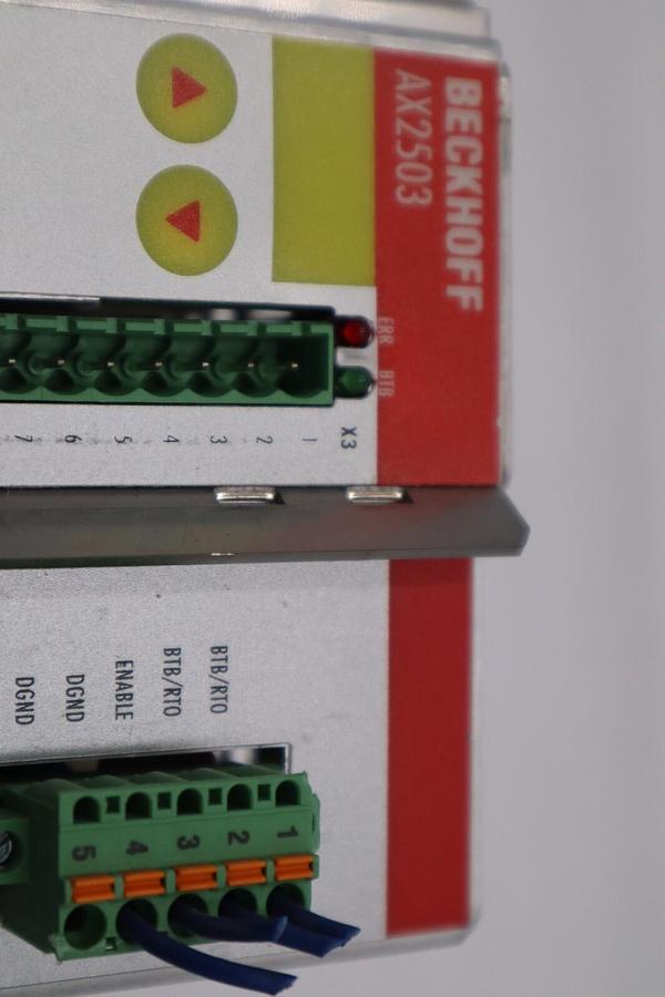 Used BECKHOFF AX2503-B750 AX2503 Servo DRIVE STOCK 3436-D
