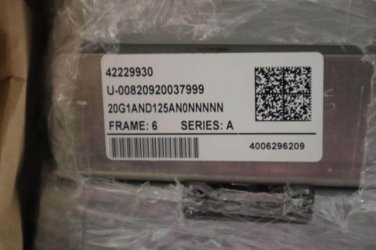 Used 100 HP ALLEN BRADLEY 20G1AND125AN0NNNNN PowerFlex 755 AC Drive NEW UNIT #S-563