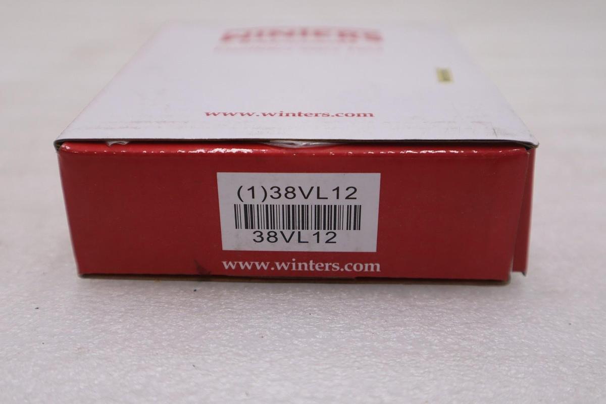 Used NEW OPEN BOX winters 38VL12 fire sprinkler system pressure guage STK GF63A