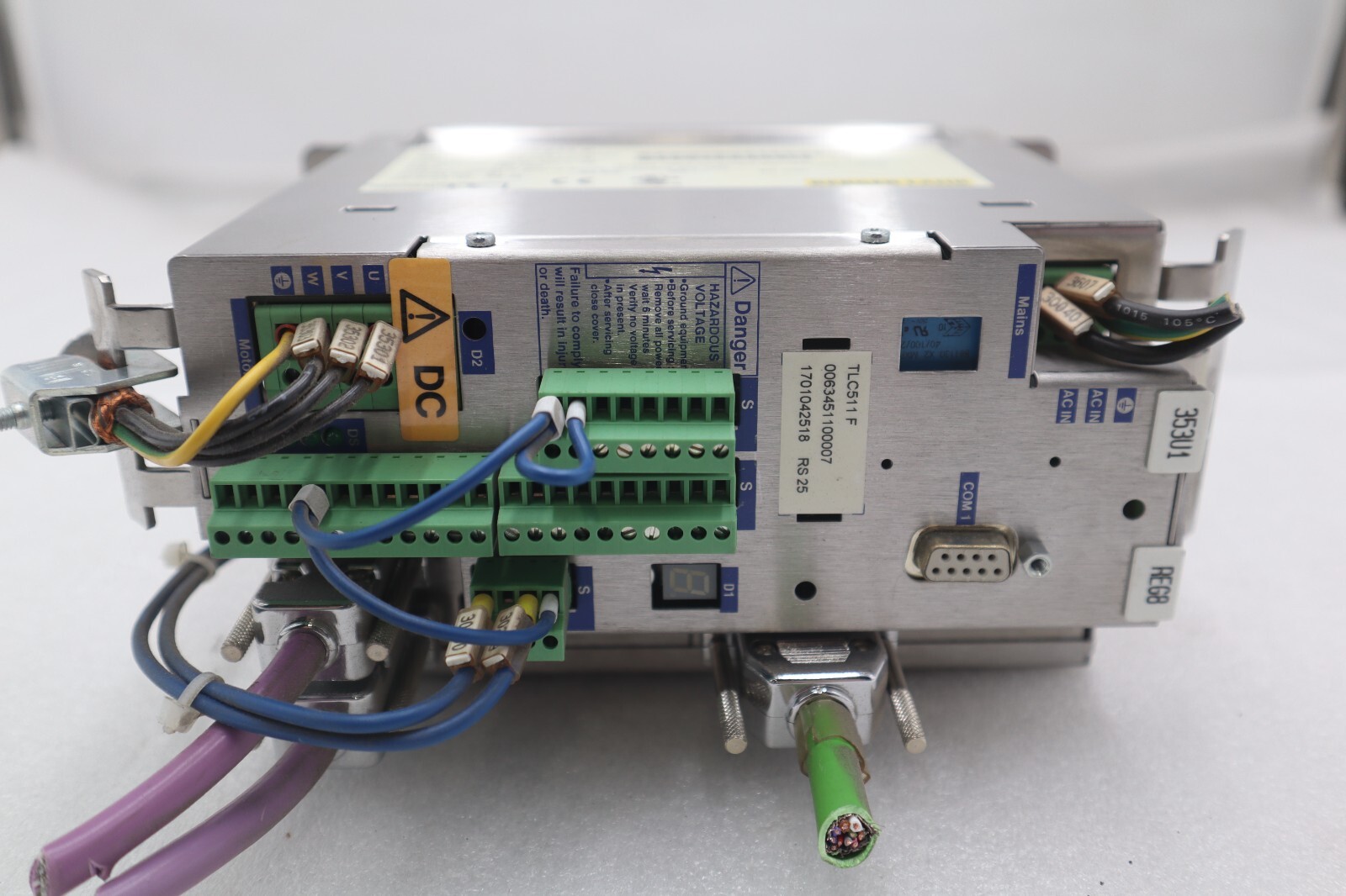 Used Bereger Lahr TLC511 F Servo Drive POSITIONING CONTROLLER 5 AMP STOCK B-698