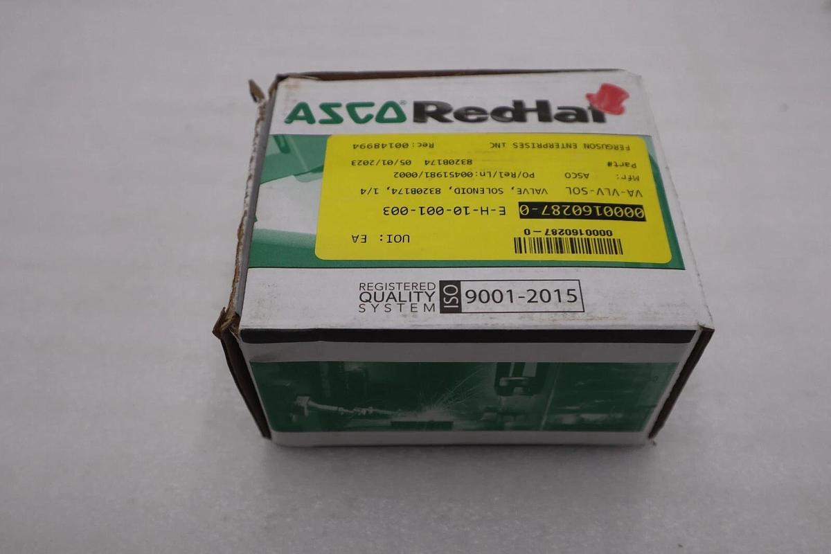 Used NEW IN BOX ASCO 8320G174 solenoid valve 1/4" NEW WITH BOX STOCK G555