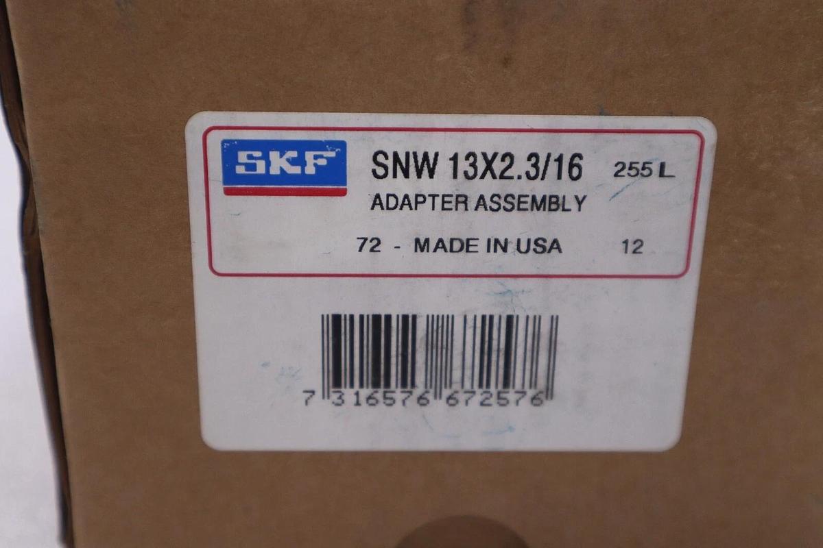 NEW OPEN BOX SKF SNW 13X2.3/16 Bearing Adapter Sleeve STOCK K-608-A