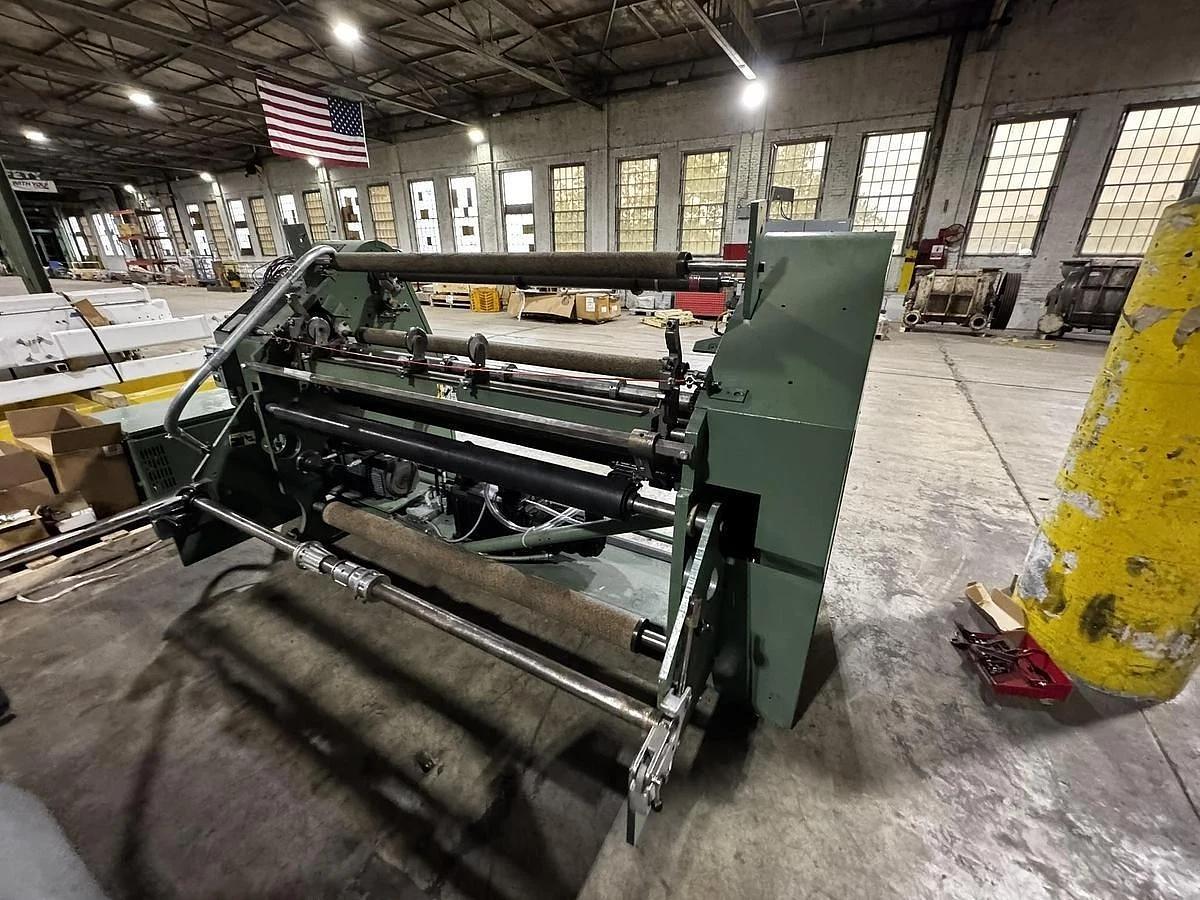 Used 62" DUSENBERY MODEL 635 BL DUPLEX SLITTER REWINDER
