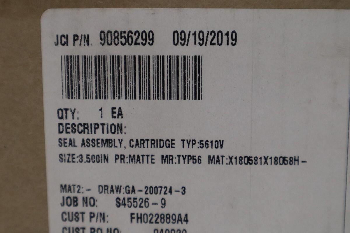 Used NEW IN BOX John Crane 5610V  SIZE 3.500IN STOCK 5933