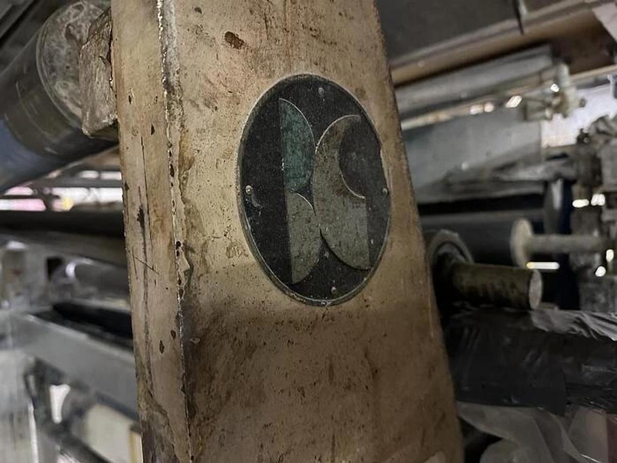 Used 62" BLACK CLAWSON AIR KNIFE COATER WITH MAYER ROD ASSEMBLY