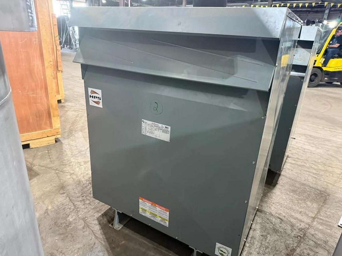 Used HPS MILLENNIUM G PART MG3A0300SKSAHC0 4160/480 300 KVA TRANSFORMER