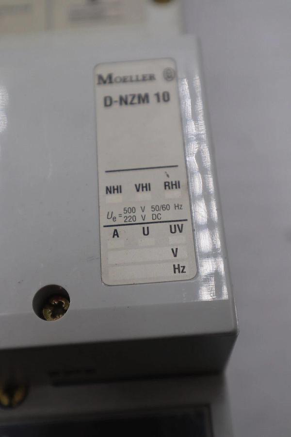 Used Moeller NZM 10-400H-NA 600V Adjustable Breaker STOCK 1158