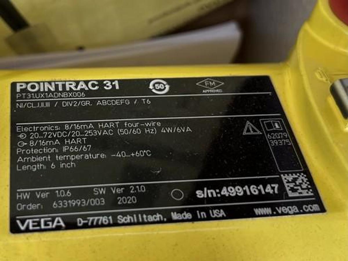 VEGA PT31.UX1ADNBX006 POINTRAC 31 TRANSMITTER NEW IN BOX STOCK 3360